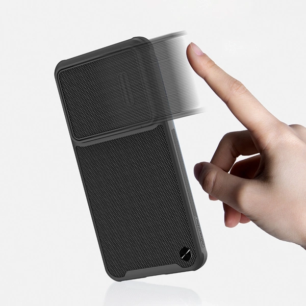 Nillkin Textured S Case for Samsung Galaxy S23+ armored cover with camera cover black