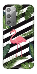 CASEGADGET CASE OVERPRINT FLAMINGO IN LEAVES SAMSUNG GALAXY NOTE 20