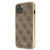 Guess GUHMP13MG4GB iPhone 13 / 14 / 156.1" brązowy/brown hard case 4G Collection Magsafe