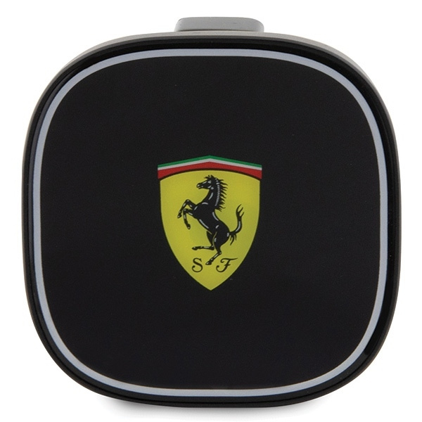 Ładowarka samochodowa Ferrari 2023 Collection MagSafe indukcyjna 15W do kratki nawiewu - czarna