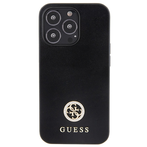 Guess GUHCP13XPS4DGPK iPhone 13 Pro Max 6.7" czarny/black hardcase Strass Metal Logo