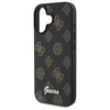 Guess GUHMP16SPGPYSK iPhone 16 6.1" czarny/black hardcase Peony Script MagSafe