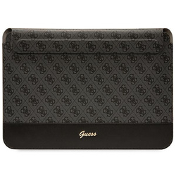 Guess Sleeve GUCS14PS4SGK 14" czarny/black 4G Stripe Metal Logo