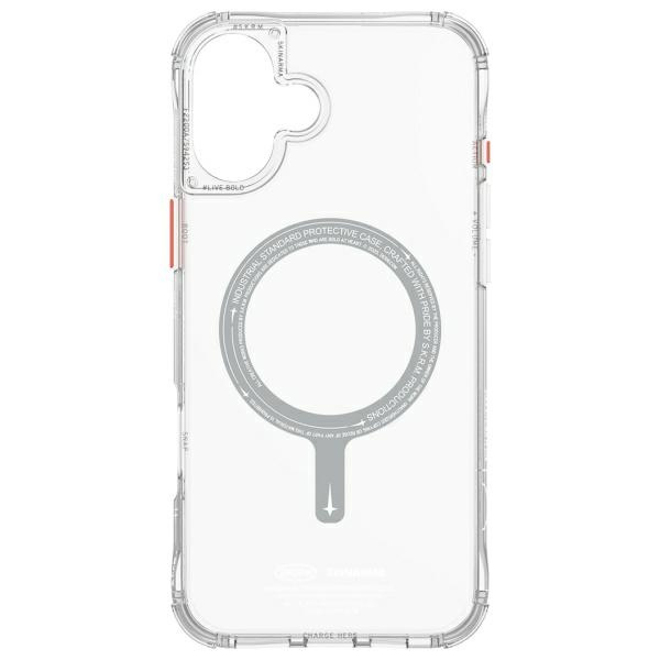 Skinarma etui Saido iPhone 16 6.1"        Magnetic Charging przezroczysty/clear