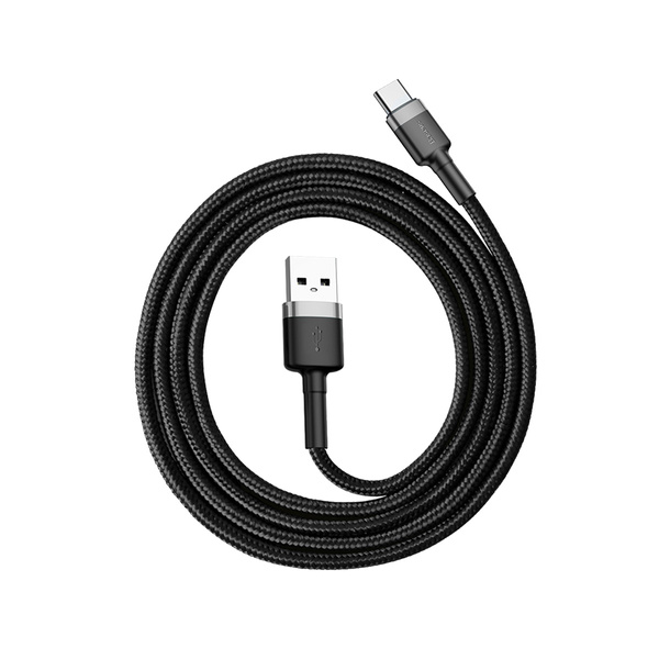 Baseus kabel Cafule USB - USB-C 1,0 m 3A szaro-czarny