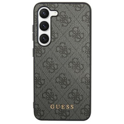 GUESS GUHCS24LG4GFGR S24 ULTRA S928 BLACK/BLACK HARDCASE 4G METAL GOLD LOGO