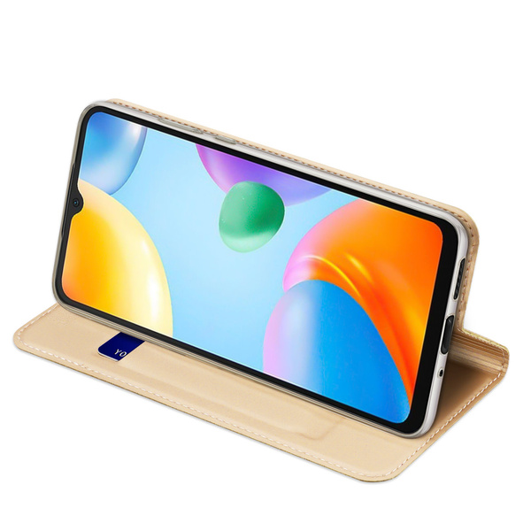 Dux Ducis Skin Pro etui z klapką Xiaomi Redmi 10C złoty