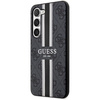 GUESS GUHCS23SP4RPSK S23 S911 BLACK/BLACK HARDCASE 4G PRINTED STRIPE