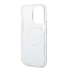 Zestaw Guess GUBPP14XH4EACSB Case+ Charger iPhone 14 Pro Max 6,7" niebieski/blue hard case 4G Print MagSafe