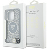 Etui Guess HC IML Leopard Triangle Cord  Strap do iPhone 16 Pro MagSafe brązowy