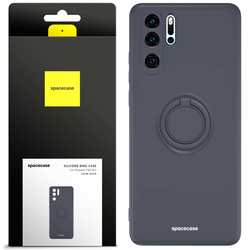 Spacecase Etui Silicone Ring Huawei P30 Pro black