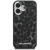 Etui Karl Lagerfeld IML Leopard Pattern  MagSafe do iPhone 16 czarny
