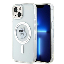 Etui Karl Lagerfeld IML Choupette MagSafe na iPhone 15 - różowe