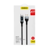 Dudao L7Max USB Cable - USB Type C Fast Charging PD 66W 1m with Display - Black