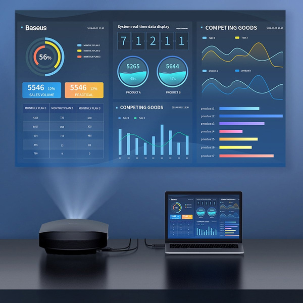 BASEUS HIGH DEFINITION SERIES HDMI TO HDMI ADAPTER CABLE 0.75M BLACK