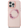 Guess GUHMP16XHFWFCP iPhone 16 Pro Max6.9" różowy/pink hardcase IML Flowers Wreath MagSafe