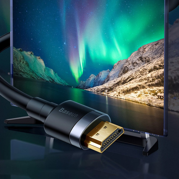 BASEUS CAFULE CABLE HDMI 2.0 CABLE 4K 60 HZ 3D 18 GBPS 2 M BLACK (CADKLF-F01)
