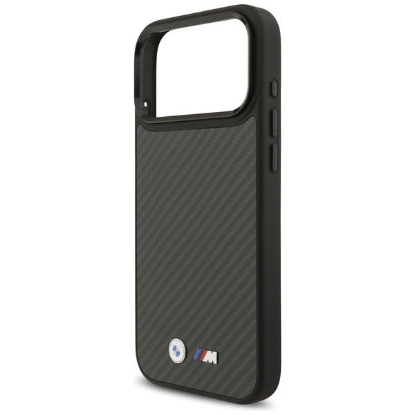 Etui BMW M Kevlar Matt MagSafe do iPhone 17 Pro Max czarny