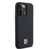 DKNY DKHMP13LPSHRPSK iPhone 13 Pro / 136.1" czarny/black hardcase Leather Pattern Metal Logo MagSafe