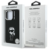 Etui Karl Lagerfeld Silicone Karl Sketch MagSafe do iPhone 16 Pro Max czarny