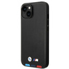 Etui BMW Leather Stamp Tricolor na iPhone 14 Plus - czarne
