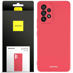 Spacecase Etui Silicone Case Galaxy A53 5G red