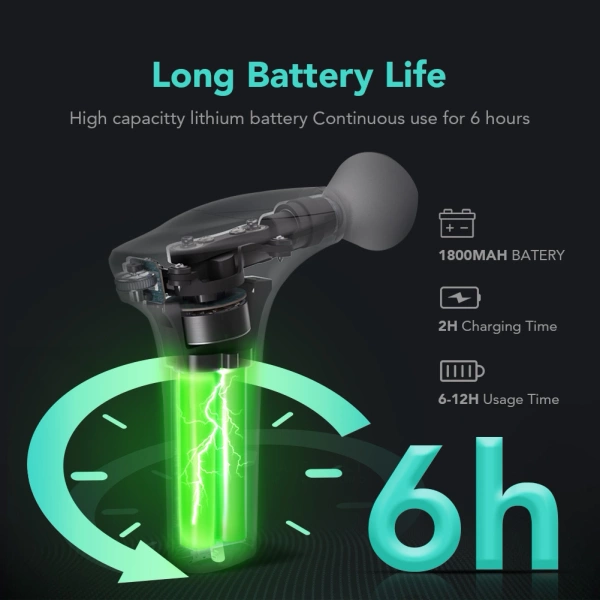 SKG F7-E massage gun for the whole body - gray