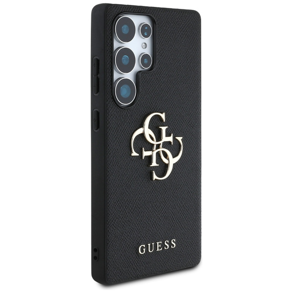 Etui Guess Grained Big 4G Logo Small     Classic Logo do Samsung Galaxy S25 Ultra czarny