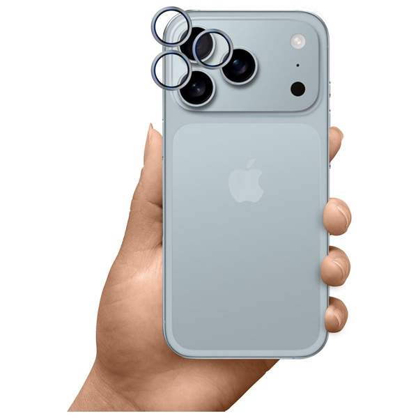 Ochrona na obiektyw aparatu 3MK HARDY    Lens Protection Pro do Apple iPhone 17 Pro / 17 Pro Max szary