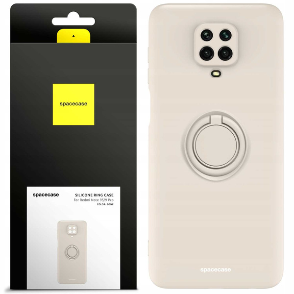 Spacecase Etui Silicone Ring Redmi Note 9S/9 Pro bone