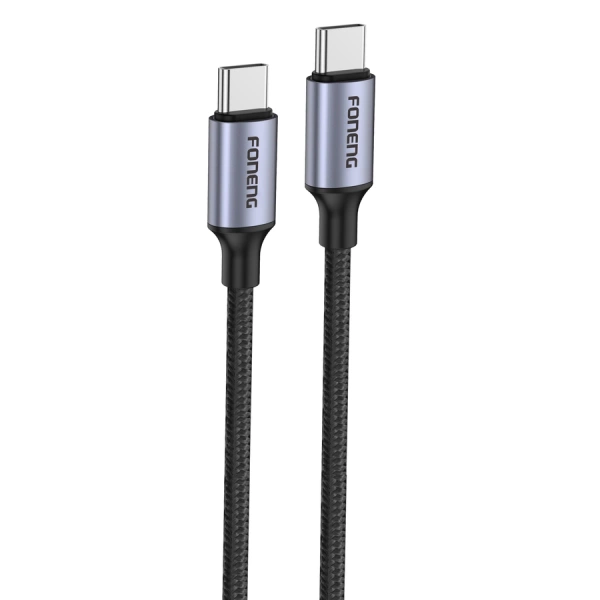 FONENG kabel X95 USB-C - USB-C PD 60W 1.2M Czarny