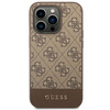 Guess GUHCP14LG4GLBR iPhone 14 Pro6,1" brązowy/brown hard case 4G Stripe Collection