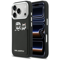 Etui Karl Lagerfeld Karl & Choupette     Print & Pocket do iPhone 17 Pro Max czarny