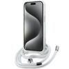 Karl Lagerfeld KLHMP15SHCKHNT iPhone 15 / 14 / 13 6.1" hardcase transparent Crossbody IML Karl Head Magsafe
