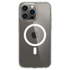Etui Spigen Ultra Hybrid Mag z MagSafe na iPhone 14 Pro - przezroczysto-białe