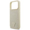Etui Guess Croco Triangle Logo MagSafe   do iPhone 17 Pro złoty