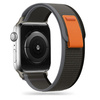 TECH-PROTECT NYLON APPLE WATCH 4 / 5 / 6 / 7 / 8 / 9 / SE / ULTRA 1 / 2  (42 / 44 / 45 / 49 MM) BLACK/ORANGE