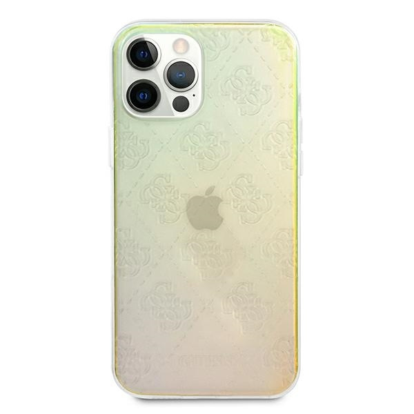 Guess GUHCP12L3D4GIRBL iPhone 12 Pro Max6,7" opalowy/iridescent hardcase 4G 3D Pattern Collection