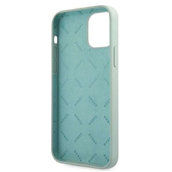 Guess GUHCP12SLSVSBF iPhone 12 mini5,4" niebieski fuksja/blue fuschia hardcase Silicone Vintage