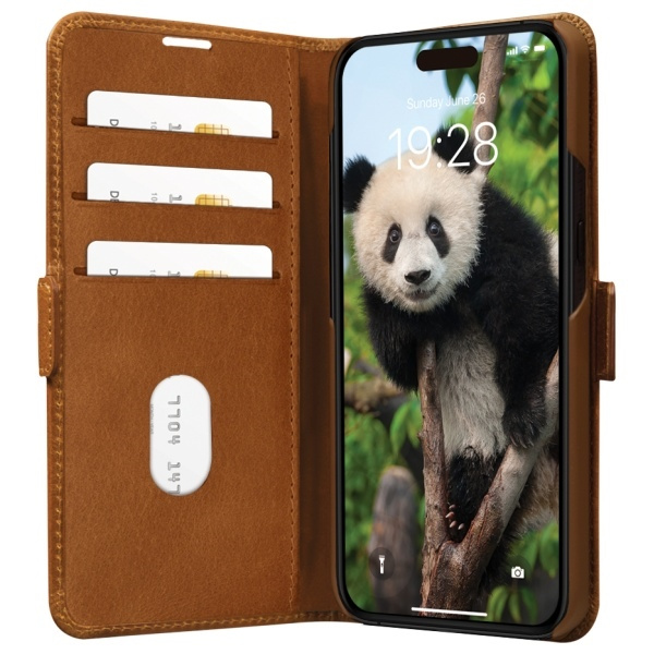 Etui dbramante 1928 Copenhagen Wallet do  iPhone 15 brązowy/brown