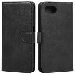 Etui Marv Wallet iPhone 16e czarny/black bookcase