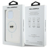 Karl Lagerfeld KLHMP16XHLSKIH iPhone 16 Pro Max 6.9" biały/white hardcase IML Metal Karl Head MagSafe