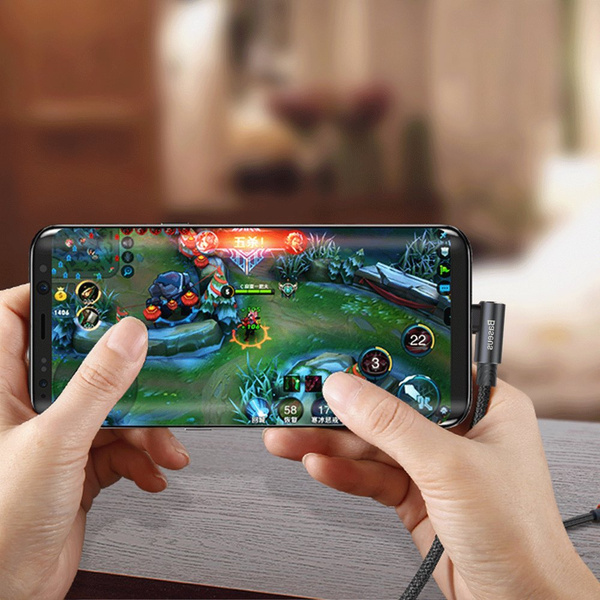 Baseus kabel MVP Elbow USB - microUSB 2,0 m 1,5A czarny