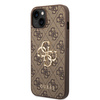 Guess GUHCP15S4GMGBR iPhone 15 / 14 / 136.1" brązowy/brown hardcase 4G Big Metal Logo