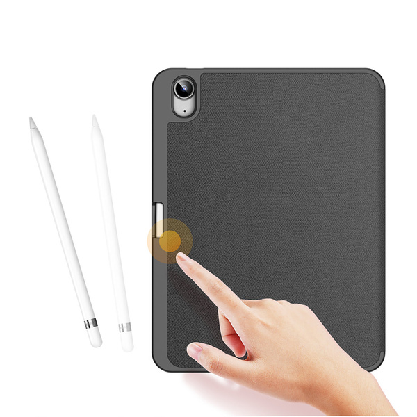 DUX DUCIS DOMO CASE FOR IPAD 10.9'' 2022 (10 GEN.) COVER WITH SPACE FOR APPLE PENCIL STYLUS SMART COVER STAND BLACK