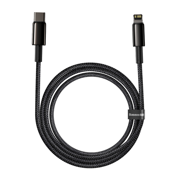 Baseus CATLWJ-A01 Lightning - USB-C PD 20W 480Mb/s 2m cable - black