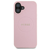 Guess GUHMP16MPGHSMMP iPhone 16 Plus6.7" różowy/pink hardcase Grained Ring MagSafe