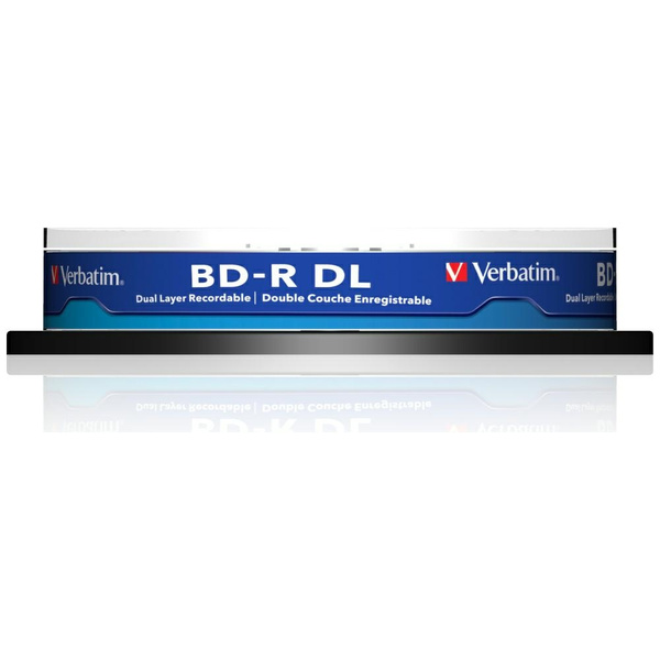Płyty Blu-ray Verbatim 50GB 6X BD-R DL   10szt szary 43746