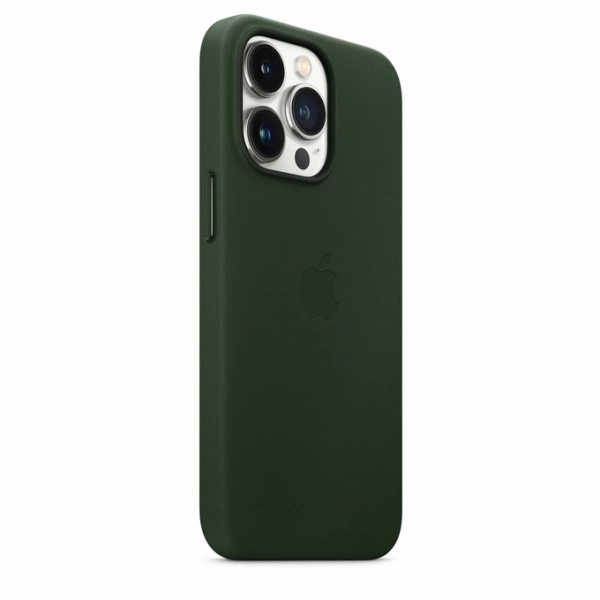 APPLE LEATHER CASE MM1G3ZM/A IPHONE 13 PRO SEQUOIA GREEN OPEN PACKAGE