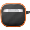 Etui UNIQ Clyde do AirPods 4 Lock Case   pomarańczowy
